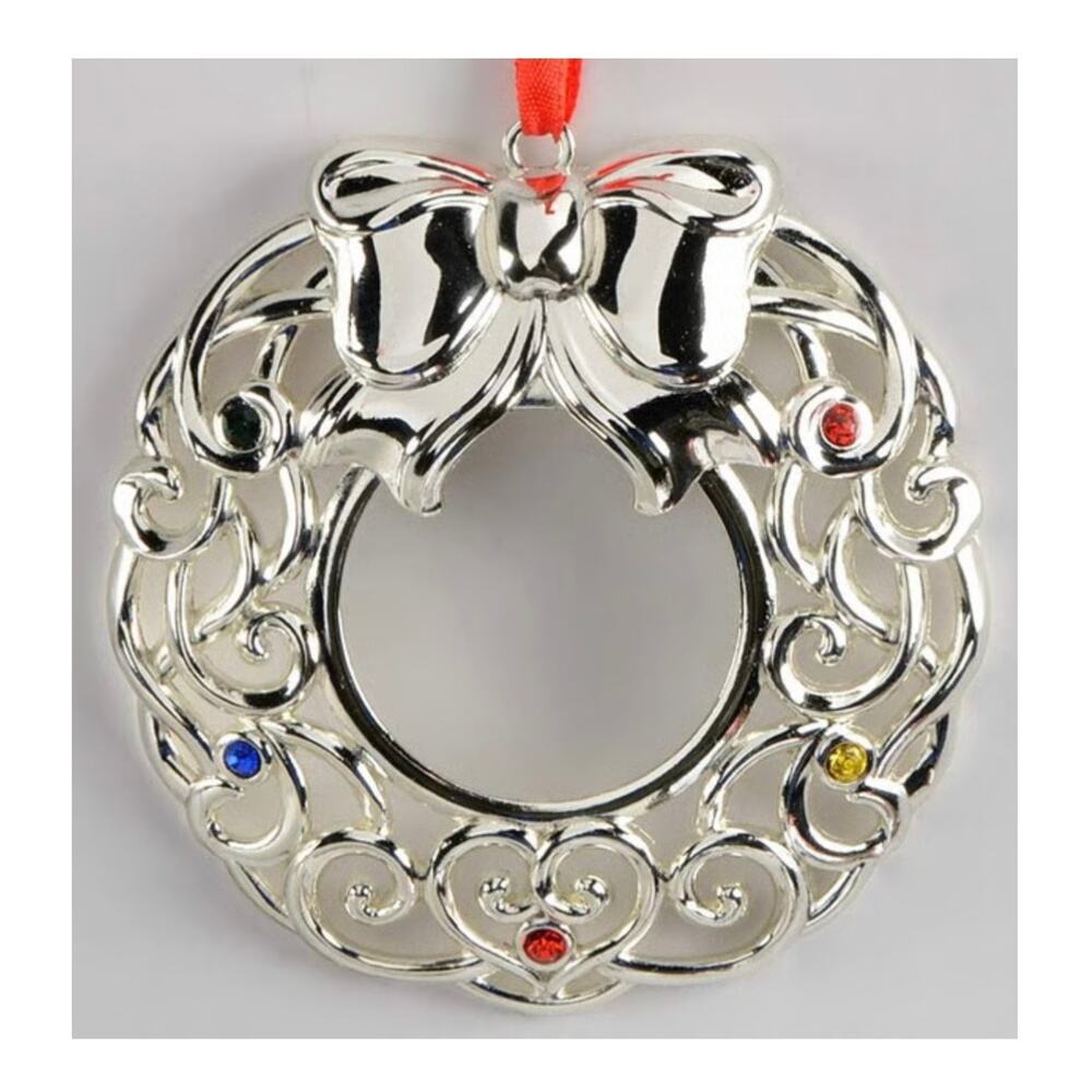 Lenox Sparkle Crystal Christmas Wreath Ornament
